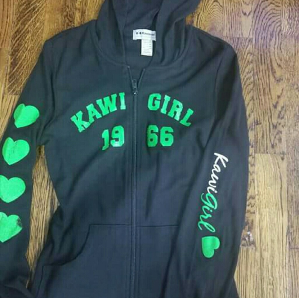 Kawasaki zip up hoodie.